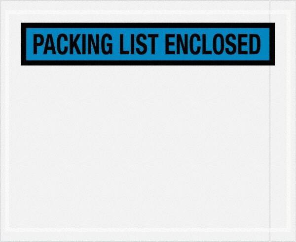 Value Collection - 1,000 Piece, 4-1/2" Long x 5-1/2" Wide, Packing List Envelope - Packing List Enclosed, Blue - Benchmark Tooling