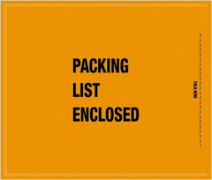 Value Collection - 1,000 Piece, 8-1/2" Long x 10" Wide, Packing List Envelope - Packing List Enclosed, Orange - Benchmark Tooling