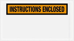 Value Collection - 1,000 Piece, 5-1/2" Long x 10" Wide, Packing List Envelope - Instructions Enclosed, Orange - Benchmark Tooling