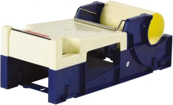 Import - 4" Wide, Single Roll, Manual Table/Desk Tape Dispenser - Plastic, Unlimited Dispensed Tape Length - Benchmark Tooling