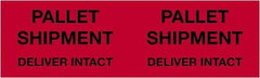 Tape Logic - 10" Long, Fluorescent Red Paper Shipping Label - For Multi-Use - Benchmark Tooling