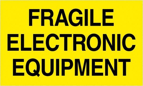 Tape Logic - 5" Long, Fluorescent Yellow Paper Shipping Label - For Multi-Use - Benchmark Tooling