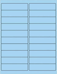 Tape Logic - 4" Long, Pastel Blue Paper Laser Label - For Laser Printers - Benchmark Tooling