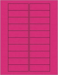 Tape Logic - 3" Long, Fluorescent Pink Paper Laser Label - For Laser Printers - Benchmark Tooling