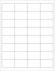 Tape Logic - 2" Long, White Paper Laser Label - For Laser Printers - Benchmark Tooling