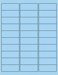 Tape Logic - 2-5/8" Long, Pastel Blue Paper Laser Label - For Laser Printers - Benchmark Tooling