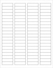 Tape Logic - 1-3/4" Long, White Polyester Laser Label - For Laser Printers - Benchmark Tooling