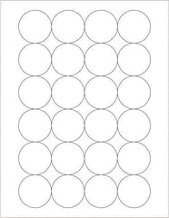 Tape Logic - 1.6" Wide x 1-21/32" Long, White Paper Laser Label - For Laser Printers - Benchmark Tooling