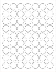 Tape Logic - 1" Long, White Paper Laser Label - For Laser Printers - Benchmark Tooling