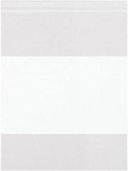 Value Collection - 4 x 4", 2 mil White Block Reclosable Polybags - Clear - Benchmark Tooling