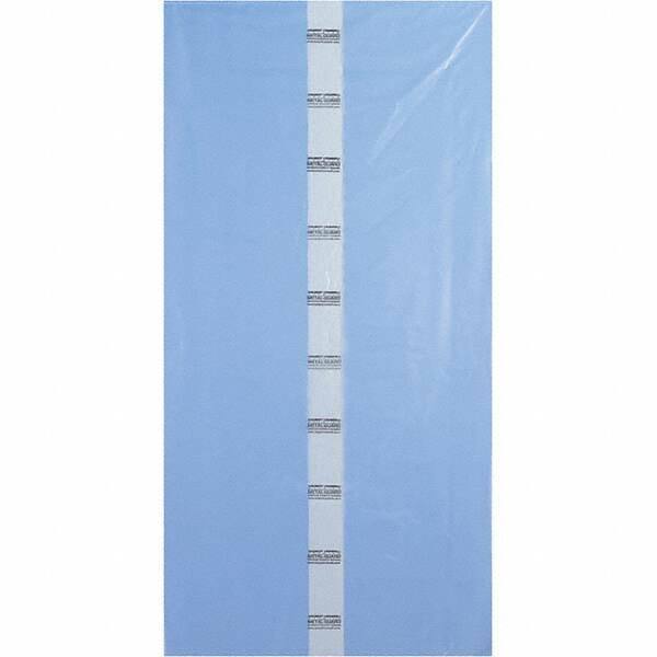 Made in USA - 40 x 80", 4 mil Gusseted Polybags - Blue - Benchmark Tooling