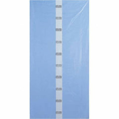 Made in USA - 40 x 80", 4 mil Gusseted Polybags - Blue - Benchmark Tooling