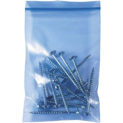 Made in USA - 4 x 6", 4 mil VCI Reclosable Polybags - Blue - Benchmark Tooling