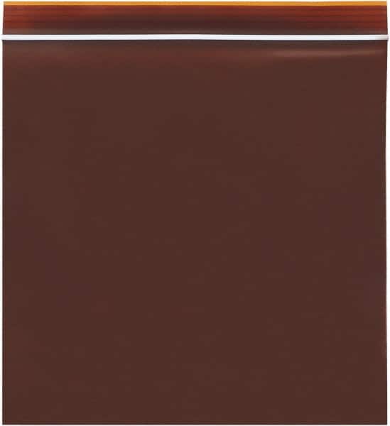 Value Collection - 12 x 12", 3 mil Minigrip Reclosable Lab Guard UV Protection Bags - Amber - Benchmark Tooling