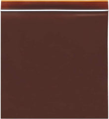 Value Collection - 12 x 12", 3 mil Minigrip Reclosable Lab Guard UV Protection Bags - Amber - Benchmark Tooling