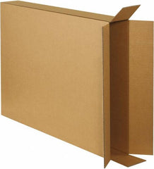 Made in USA - 5" Wide x 28" Long x 38" High Rectangle Corrugated Shipping Box - 1 Wall, Kraft (Color), 65 Lb Capacity - Benchmark Tooling