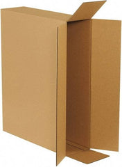 Made in USA - 6" Wide x 26" Long x 20" High Rectangle Corrugated Shipping Box - 1 Wall, Kraft (Color), 65 Lb Capacity - Benchmark Tooling