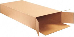 Made in USA - 8" Wide x 20" Long x 50" High Rectangle Corrugated Shipping Box - 1 Wall, Kraft (Color), 95 Lb Capacity - Benchmark Tooling