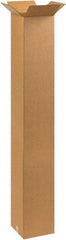 Made in USA - 10" Wide x 10" Long x 60" High Rectangle Corrugated Shipping Box - 1 Wall, Kraft (Color), 65 Lb Capacity - Benchmark Tooling