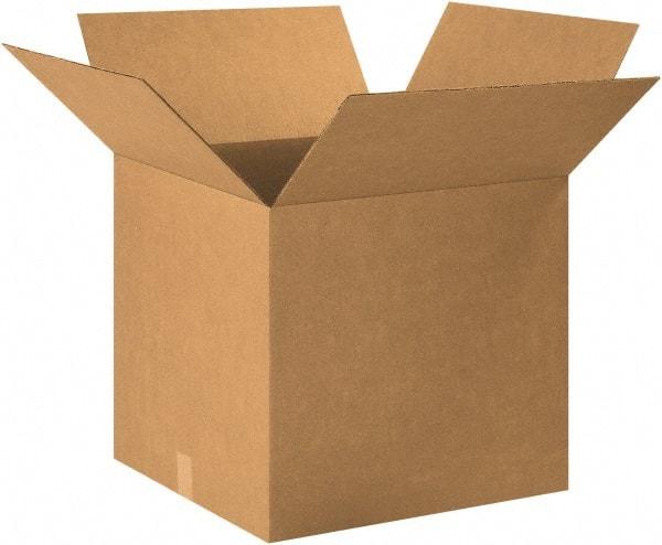 Made in USA - 24" Wide x 24" Long x 26" High Rectangle Corrugated Shipping Box - 1 Wall, Kraft (Color), 65 Lb Capacity - Benchmark Tooling