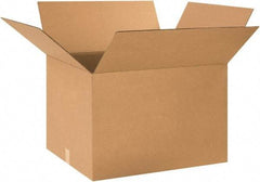 Made in USA - 24" Wide x 28" Long x 20" High Rectangle Corrugated Shipping Box - 1 Wall, Kraft (Color), 65 Lb Capacity - Benchmark Tooling