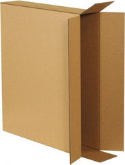 Made in USA - 5" Wide x 28" Long x 24" High Rectangle Corrugated Shipping Box - 1 Wall, Kraft (Color), 65 Lb Capacity - Benchmark Tooling