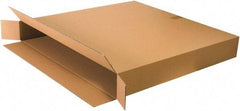 Made in USA - 6" Wide x 40" Long x 36" High Rectangle Corrugated Shipping Box - 1 Wall, Kraft (Color), 95 Lb Capacity - Benchmark Tooling