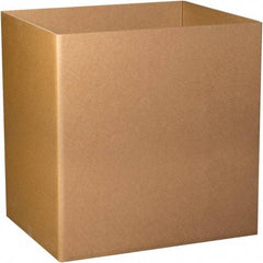 Made in USA - 40" Wide x 48" Long x 24" High Rectangle Heavy Duty Corrugated Box - 3 Walls, Kraft (Color), 280 Lb Capacity - Benchmark Tooling