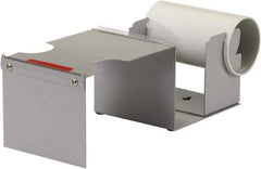 Import - 4" Wide, Single Roll, Manual Table/Desk Tape Dispenser - Metal, Unlimited Dispensed Tape Length - Benchmark Tooling