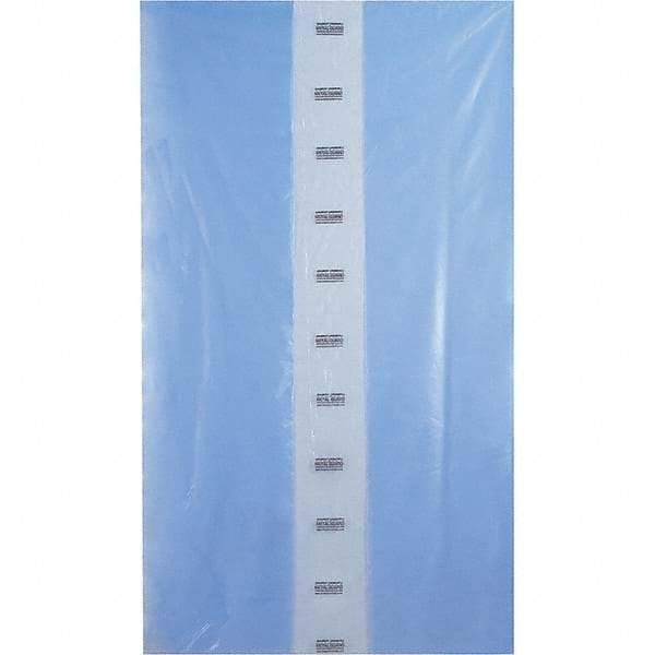 Made in USA - 54 x 96", 4 mil Gusseted Polybags - Blue - Benchmark Tooling