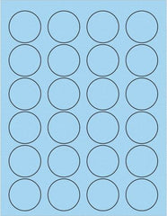 Tape Logic - 1-5/8" Long, Pastel Blue Paper Laser Label - For Laser Printers - Benchmark Tooling