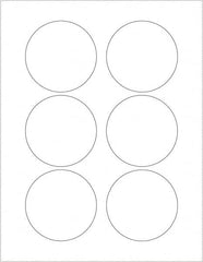 Tape Logic - 3" Long, White Paper Laser Label - For Laser Printers - Benchmark Tooling