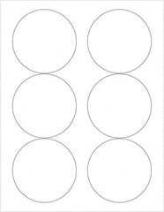 Tape Logic - 3" Long, White Paper Laser Label - For Laser Printers - Benchmark Tooling