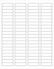 Tape Logic - 1-3/4" Long, Clear Paper Laser Label - For Laser Printers - Benchmark Tooling