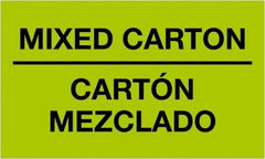 Tape Logic - 5" Long, Fluorescent Green Paper Shipping Label - For Multi-Use - Benchmark Tooling