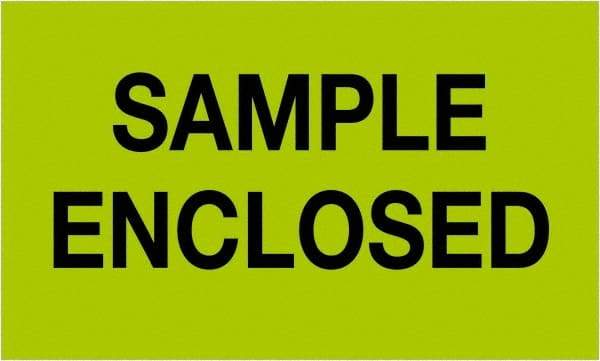 Tape Logic - 5" Long, Fluorescent Green Paper Shipping Label - For Multi-Use - Benchmark Tooling