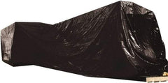 Made in USA - 100" Long x 20" Wide Polyethylene Plastic Film - Black, Case - Benchmark Tooling