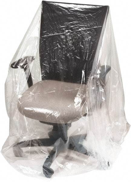 Made in USA - 17" Long x 28" Wide x 58" High Polyethylene Plastic Film - Clear, Roll - Benchmark Tooling