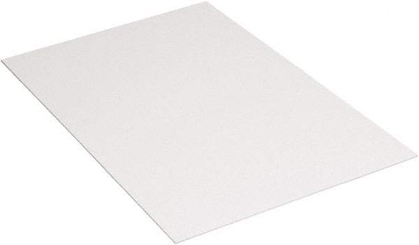 Made in USA - 18" Long x 24" Wide Corrugated Sheet - White - Benchmark Tooling