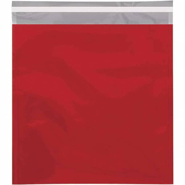 Value Collection - 13" Long x 10-3/4" Wide Peel-Off Self-Seal Metallic Mailer - Red - Benchmark Tooling