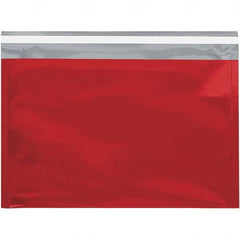 Value Collection - 12-3/4" Long x 9-1/2" Wide Peel-Off Self-Seal Metallic Mailer - Red - Benchmark Tooling