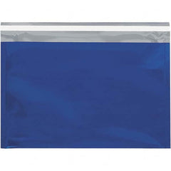 Value Collection - 12-3/4" Long x 9-1/2" Wide Peel-Off Self-Seal Metallic Mailer - Blue - Benchmark Tooling