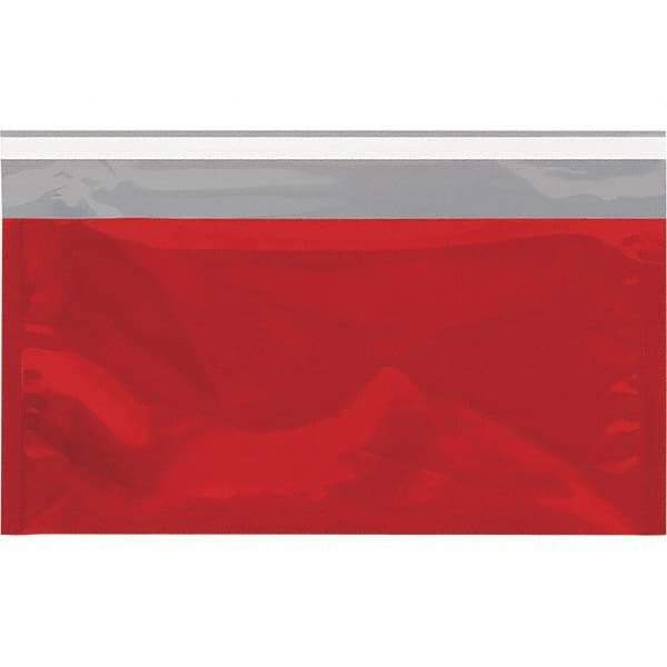 Value Collection - 10-1/4" Long x 6-1/4" Wide Peel-Off Self-Seal Metallic Mailer - Red - Benchmark Tooling