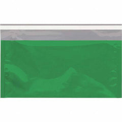 Value Collection - 10-1/4" Long x 6-1/4" Wide Peel-Off Self-Seal Metallic Mailer - Green - Benchmark Tooling