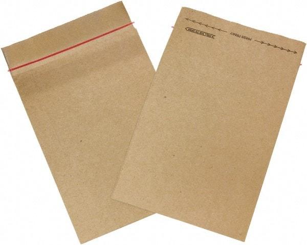 Made in USA - 13" Long x 9-1/2" Wide Self Seal Jiffy Rigi Bag Mailer - Kraft - Benchmark Tooling