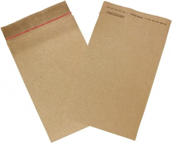 Made in USA - 13" Long x 8-1/2" Wide Self Seal Jiffy Rigi Bag Mailer - Kraft - Benchmark Tooling