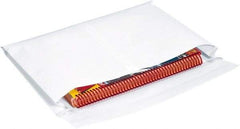 Made in USA - 15" Long x 10" Wide Peel-Off Self-Seal Expandable Envelope - White - Benchmark Tooling