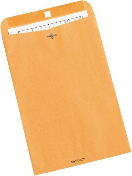 Made in USA - 15" Long x 10" Wide Clasp Envelope - Kraft - Benchmark Tooling