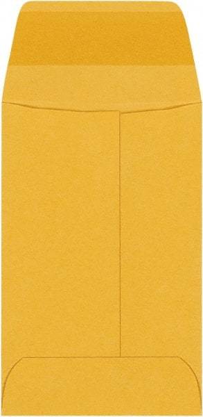 Made in USA - 3-1/2" Long x 2-1/4" Wide Gummed Flap Brown Kraft Envelope - Kraft - Benchmark Tooling