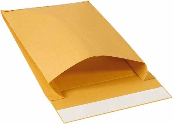 Made in USA - 15" Long x 12" Wide Peel-Off Self-Seal Natural Kraft Envelope - Kraft - Benchmark Tooling